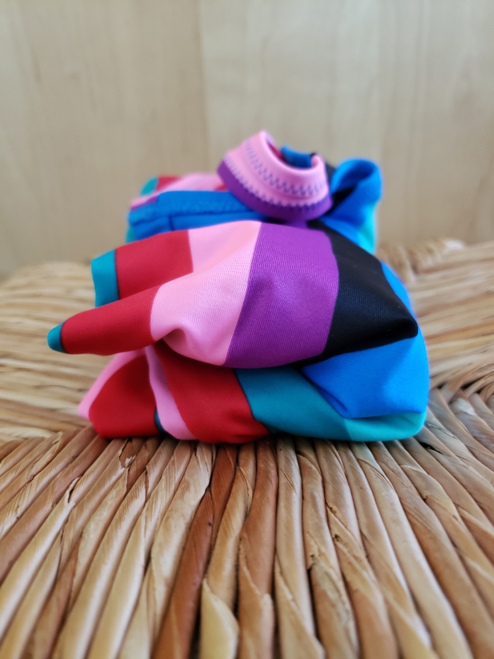 Effortless Stripe One Piece Swimsuit Size Medium NEW!